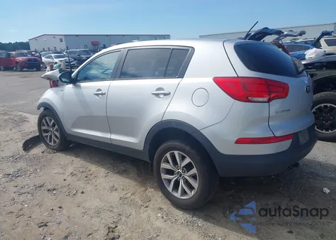 2016 Kia Sportage Lx из США, поврежденный, VIN KNDPBCAC7G7848459